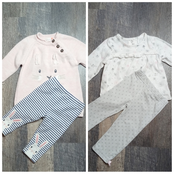 John Lewis, Set of Two Matching Set Sz 3-6 Months - Picture 1 of 11